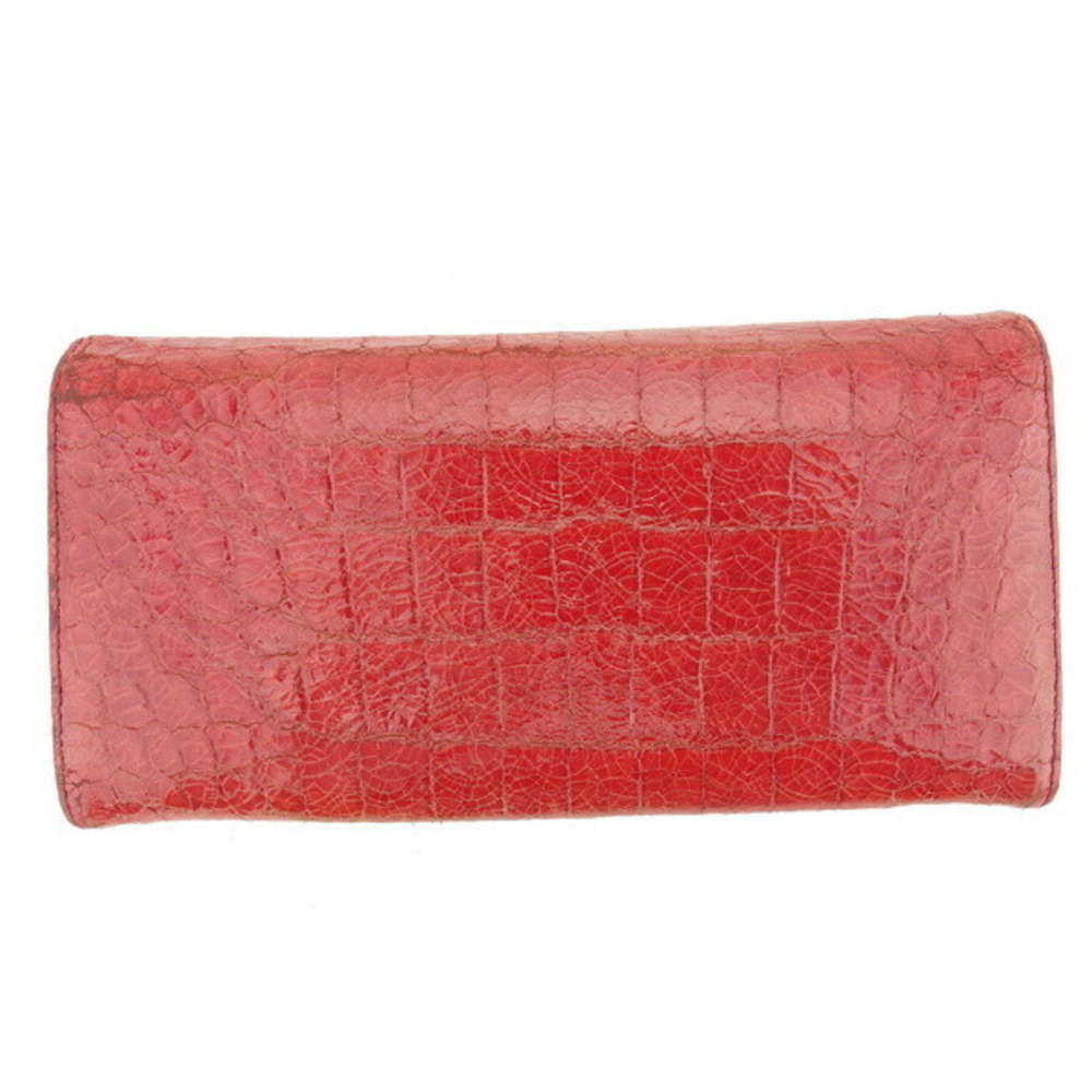 Miu Miu Long Wallet Bi-Fcrocodile Long Wallet T11… - image 2